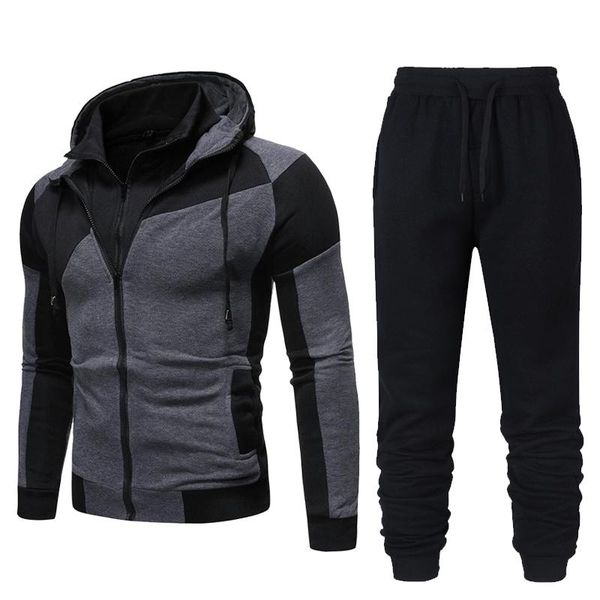men's tracksuits 2021 winter men fleece casual zipper jacket+sweatpant 2 pieces set hooded sporting sweatshirt &pant racing suit, Gray
men's tracksuits 2021 winter men fleece casual zipper jacket+sweatpant 2 pieces set hooded sporting sweatshirt &pant racing suit, Gray