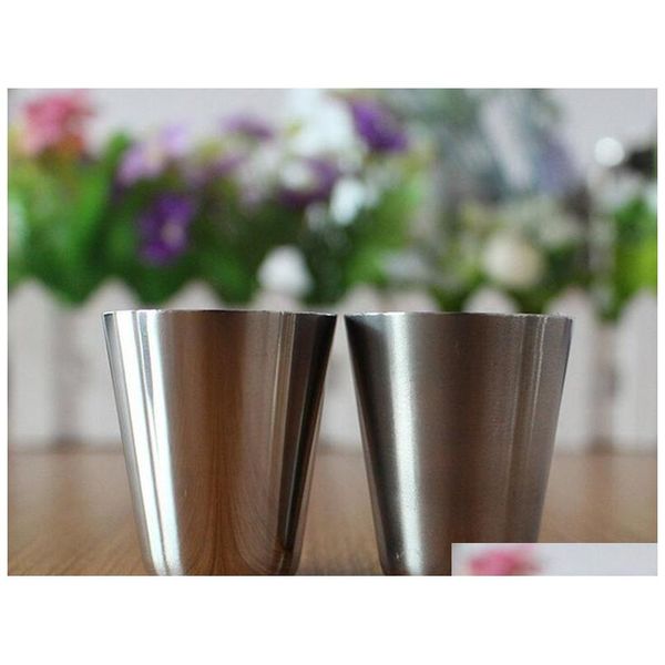 dhl 400pcs /lot 30ml portable stainless steel sglasses barware beer wine drinking gla jlluiq eatout
dhl 400pcs /lot 30ml portable stainless steel sglasses barware beer wine drinking gla jlluiq eatout