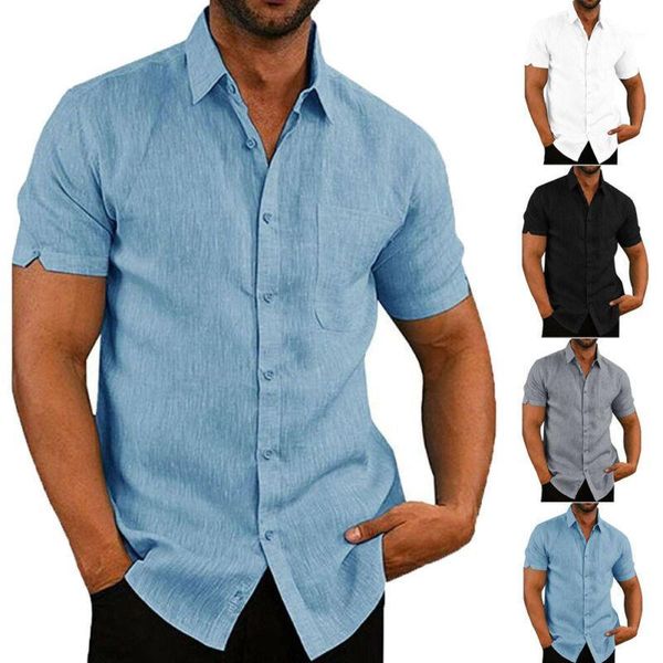 men's linen short sleeve shirt summer floral loose casual shirts blouse tee 1, White;black
men's linen short sleeve shirt summer floral loose casual shirts blouse tee 1, White;black