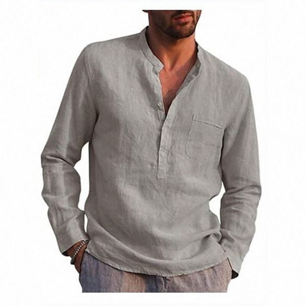 men's shirt solid color round neck street casual button-down long sleeve casual fashion comfortable gray red beige / spring / summer i, White;black
men's shirt solid color round neck street casual button-down long sleeve casual fashion comfortable gray red beige / spring / summer i, White;black