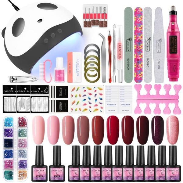 nail art kits coscelia set uv led lamp dryer soak off gel polish kit all for manicure tools
nail art kits coscelia set uv led lamp dryer soak off gel polish kit all for manicure tools