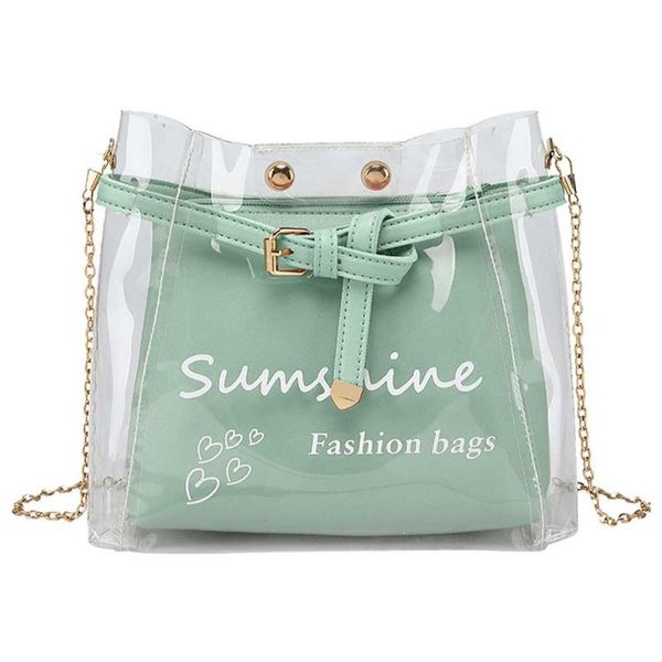 women messenger portable waterproof travel large capacity letter print transparent pvc single shoulder crossbody bag fashion
women messenger portable waterproof travel large capacity letter print transparent pvc single shoulder crossbody bag fashion