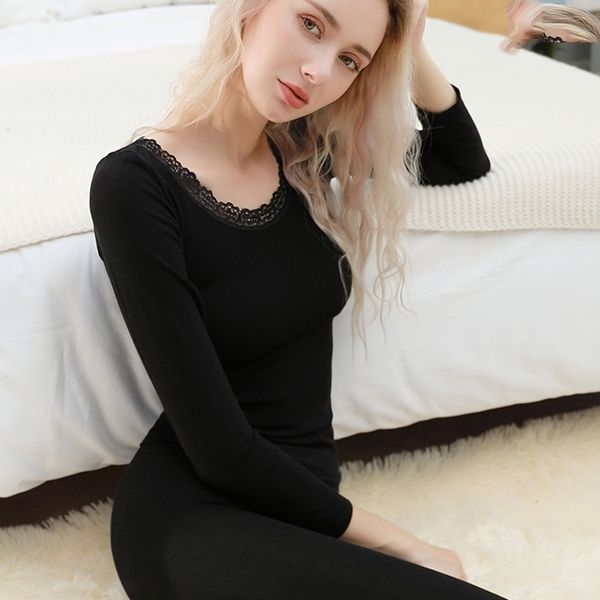 thermal underwear set woman winter clothing warm suit long sleevewarm pants winter leggings thermo underwear undershirt 201027, Black;pink
thermal underwear set woman winter clothing warm suit long sleevewarm pants winter leggings thermo underwear undershirt 201027, Black;pink