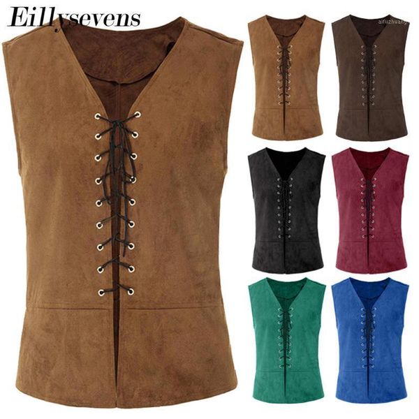 suede outerwear autumn winter new fashion vintage medieval men vest laced up renaissance sleeveless solid waistcoat gothic1, Black;white
suede outerwear autumn winter new fashion vintage medieval men vest laced up renaissance sleeveless solid waistcoat gothic1, Black;white