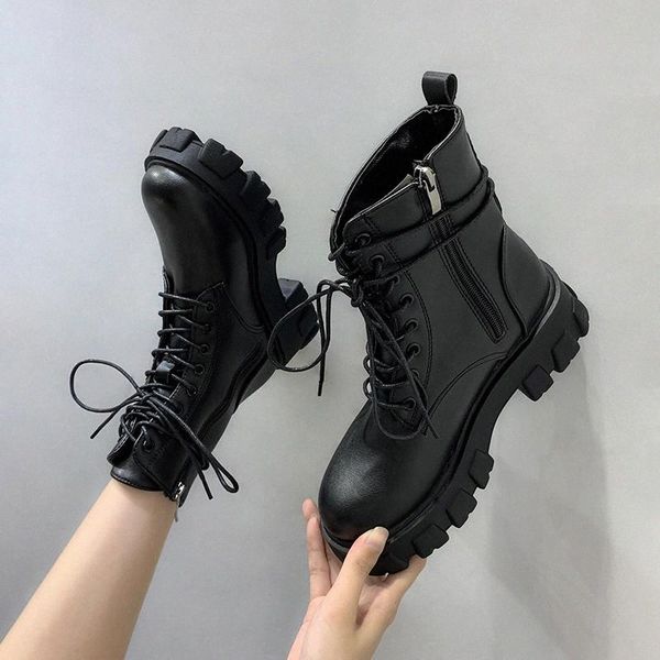 boots shoes luxury designer booties ladies shoes lace up round toe fashion autumn rock rubber summer pu #v28y, Black
boots shoes luxury designer booties ladies shoes lace up round toe fashion autumn rock rubber summer pu #v28y, Black