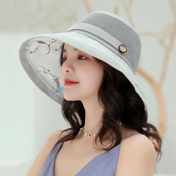 wide brim hats ht3033 hat spring summer sun women fishing cap breathable floral beach female fisherman bucket, Blue;gray
wide brim hats ht3033 hat spring summer sun women fishing cap breathable floral beach female fisherman bucket, Blue;gray
