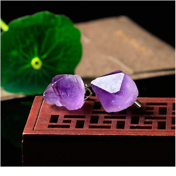 2pc natural amethyst ore pendant quartz crystal point chakra healing stone fashion decoration buy one get one jllikf, Black
2pc natural amethyst ore pendant quartz crystal point chakra healing stone fashion decoration buy one get one jllikf, Black