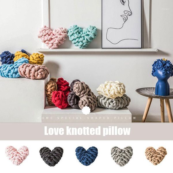 pillow handmade weave knot cushion heart shaped macaron color decor home lad-sale1 
pillow handmade weave knot cushion heart shaped macaron color decor home lad-sale1