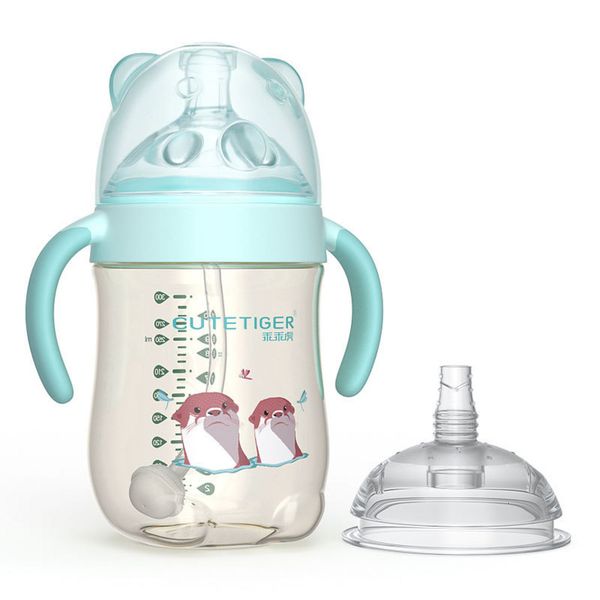 240ml 300ml large product new caliber one dual purpose ppsu milk bottle drinking cup
240ml 300ml large product new caliber one dual purpose ppsu milk bottle drinking cup