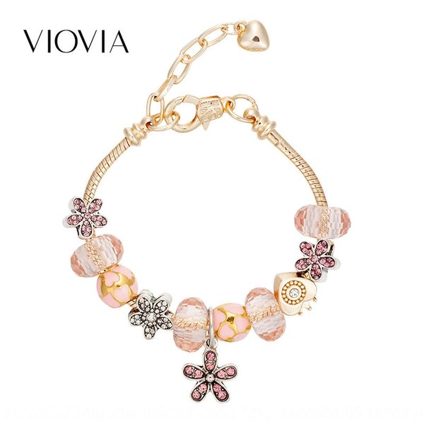 flower pendant bracelet diy h jewelry series spring and summer new hand jewelry diy alloy inlaid diamond five petal flower pendant bead brac, Golden;silver
flower pendant bracelet diy h jewelry series spring and summer new hand jewelry diy alloy inlaid diamond five petal flower pendant bead brac, Golden;silver