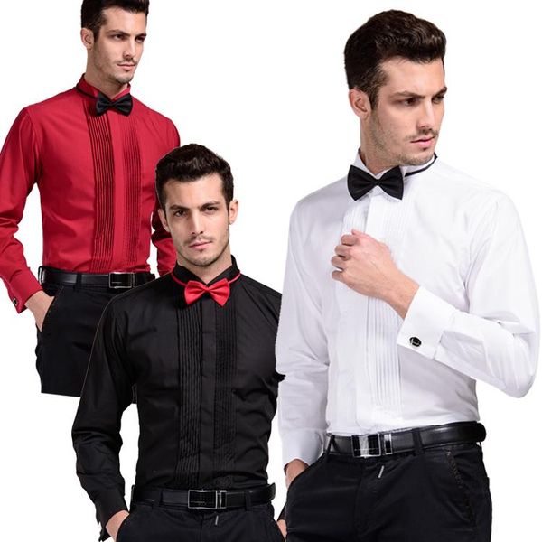 men's casual shirts 37-45 2021 clothing groom wedding dress shirt white long-sleeve slim male formal plus size singer costumes, White;black
men's casual shirts 37-45 2021 clothing groom wedding dress shirt white long-sleeve slim male formal plus size singer costumes, White;black