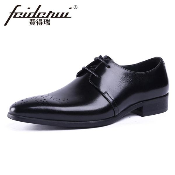 new vintage men's formal dress derby footwear genuine leather pointed toe breathable man flats carved wedding party shoes ymx531, Black
new vintage men's formal dress derby footwear genuine leather pointed toe breathable man flats carved wedding party shoes ymx531, Black