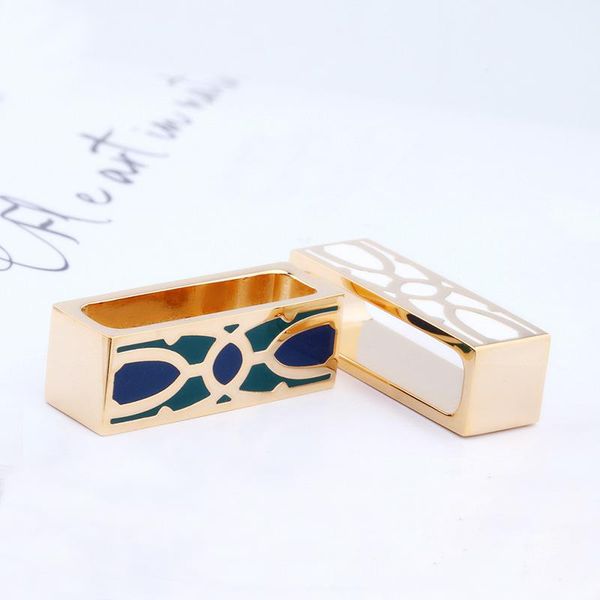 scarves scarf buckle enamel 3mmx1mmx1mm titanium steel gold plated double side, Blue;gray
scarves scarf buckle enamel 3mmx1mmx1mm titanium steel gold plated double side, Blue;gray