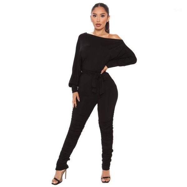 jumpsuit stacked rompers high waist long sleeve one shoulder jumpsuits women's 2020 lace up bandage bodysuit1, Black;white
jumpsuit stacked rompers high waist long sleeve one shoulder jumpsuits women's 2020 lace up bandage bodysuit1, Black;white