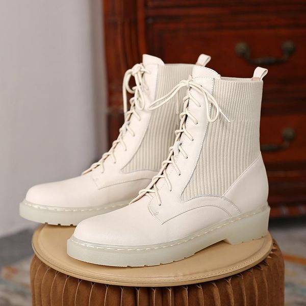 boots 2021 genuine leather knitting female ankle cross tied round toe chunky low heels shoes for women party working woman, Black
boots 2021 genuine leather knitting female ankle cross tied round toe chunky low heels shoes for women party working woman, Black