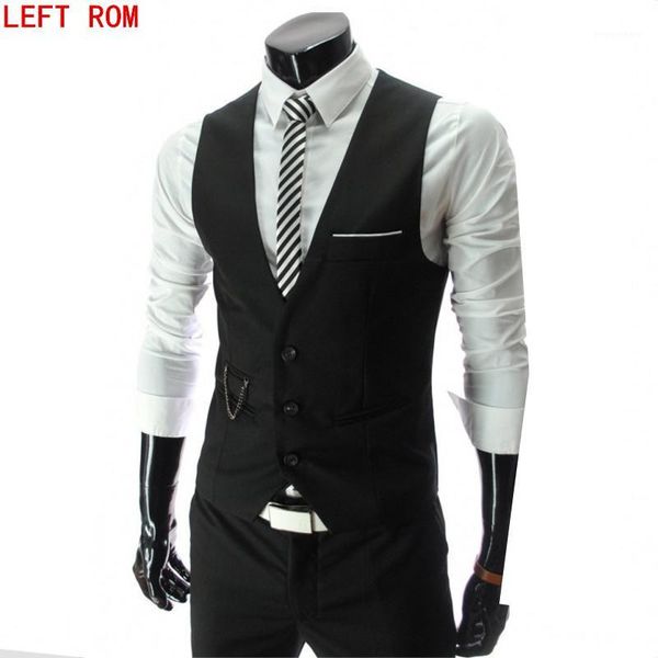 2017 new arrival dress vests for men slim fit mens suit vest male waistcoat gilet homme casual sleeveless formal business jacket1, Black;white
2017 new arrival dress vests for men slim fit mens suit vest male waistcoat gilet homme casual sleeveless formal business jacket1, Black;white
