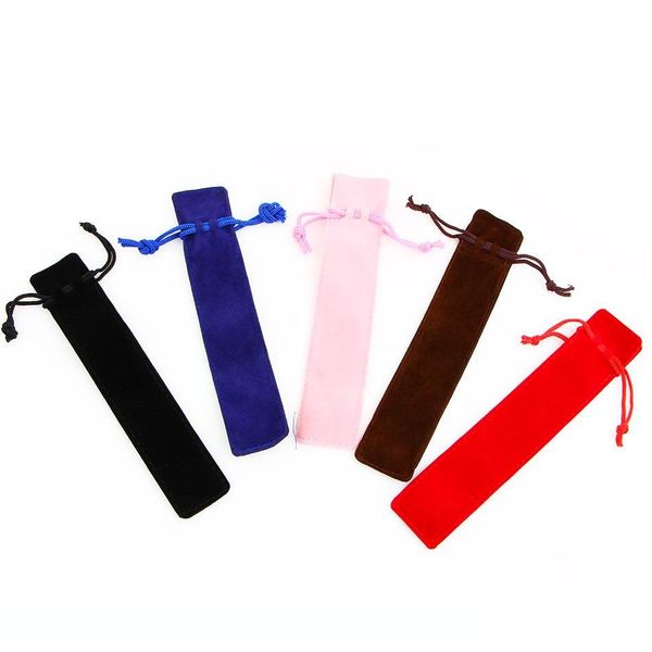 wholesale- 5 pcs/lot velvet pen pouch holder single pencil bag pen case with rope for /fountain/ballpoint pen bag shipping d7nwl
wholesale- 5 pcs/lot velvet pen pouch holder single pencil bag pen case with rope for /fountain/ballpoint pen bag shipping d7nwl