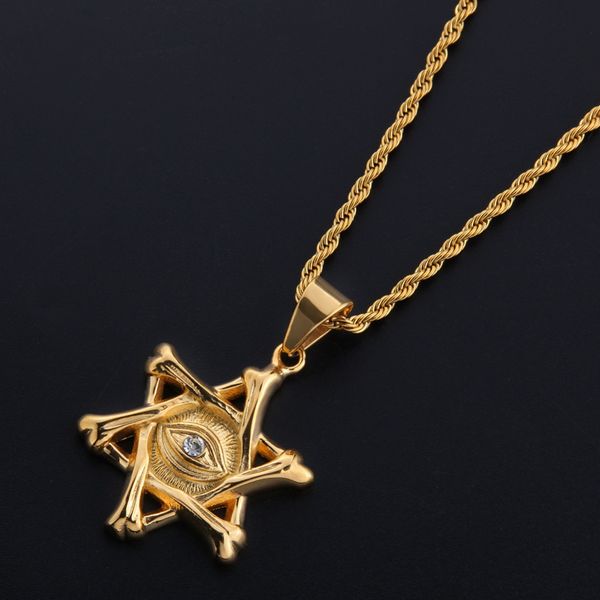 luxury men hip hop star of david with eye pendants necklaces stainless steel fashion vintage charm necklace hiphop jewelry gifts fashion des, Silver
luxury men hip hop star of david with eye pendants necklaces stainless steel fashion vintage charm necklace hiphop jewelry gifts fashion des, Silver