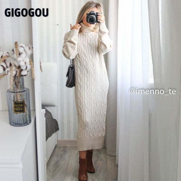 gigogou loose oversized long knit women straight maxi dress autumn winter thick warm midi dresses twist christmas party dresses, Black;gray
gigogou loose oversized long knit women straight maxi dress autumn winter thick warm midi dresses twist christmas party dresses, Black;gray