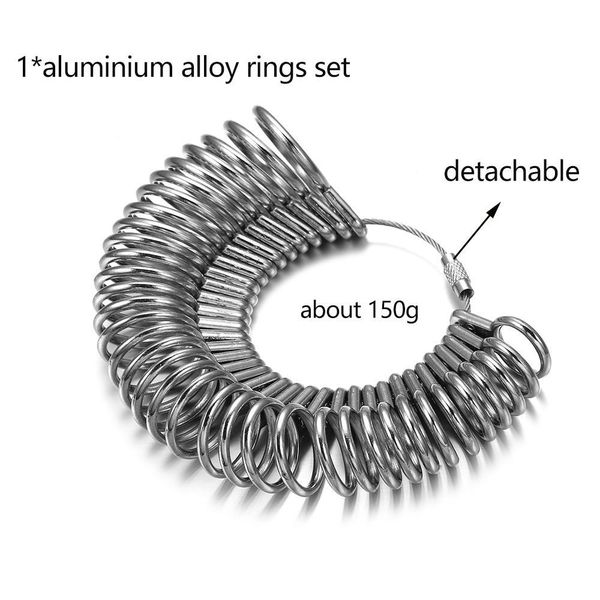 10 style finger sizes measuring equipment metal stick ring sizer ring stick enlarger mandrel gauge tools set for jewelry making h wmtcng, Silver
10 style finger sizes measuring equipment metal stick ring sizer ring stick enlarger mandrel gauge tools set for jewelry making h wmtcng, Silver
