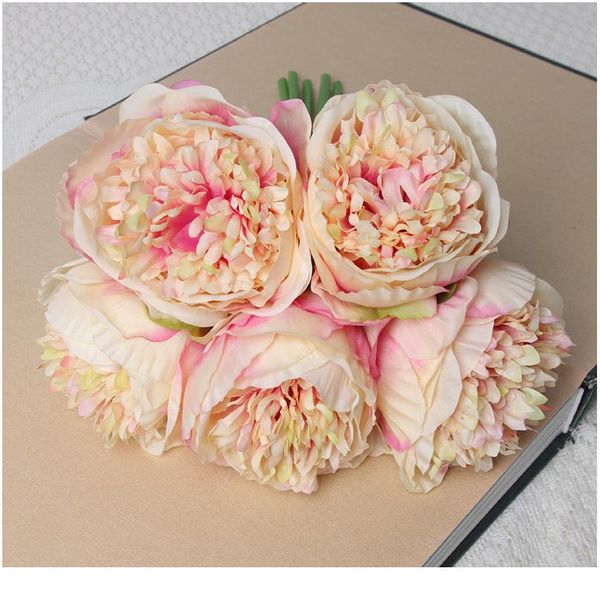 5big heads 11cm diameter rose pink peony artificial flowers bouquet fake flower for home bride wedding decoration marria bbyyhh
5big heads 11cm diameter rose pink peony artificial flowers bouquet fake flower for home bride wedding decoration marria bbyyhh