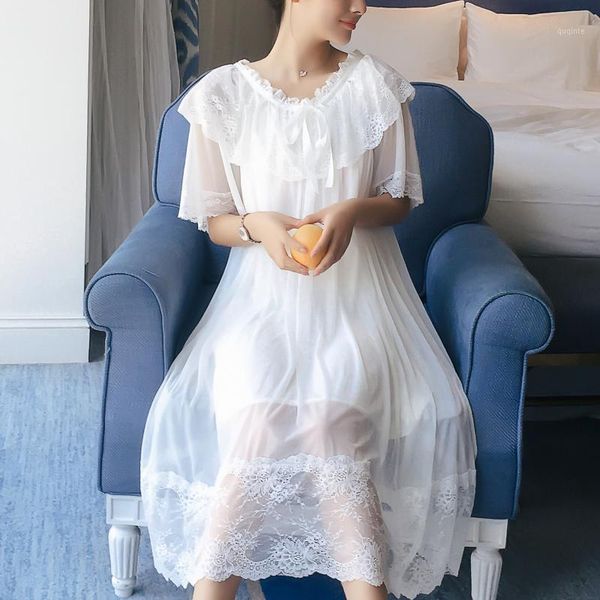 modal female pure color retro court princess style nightdress summer lace sweet short sleeves nightgown elegant nightwear1, Black;red
modal female pure color retro court princess style nightdress summer lace sweet short sleeves nightgown elegant nightwear1, Black;red