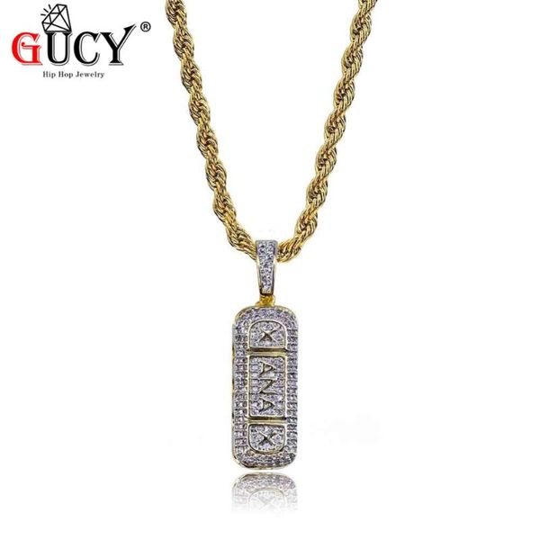 pendant necklaces gucy hip hop xa n ax necklace gold color plated iced out micro paved cz stonepill pendants charm for men women gifts, Silver
pendant necklaces gucy hip hop xa n ax necklace gold color plated iced out micro paved cz stonepill pendants charm for men women gifts, Silver