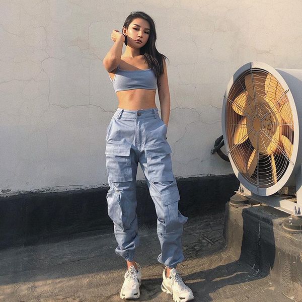 women's pants & capris harajuku multi-pocket beam feet cargo women trousers loose bf high waist streetwear wide leg, Black;white
women's pants & capris harajuku multi-pocket beam feet cargo women trousers loose bf high waist streetwear wide leg, Black;white