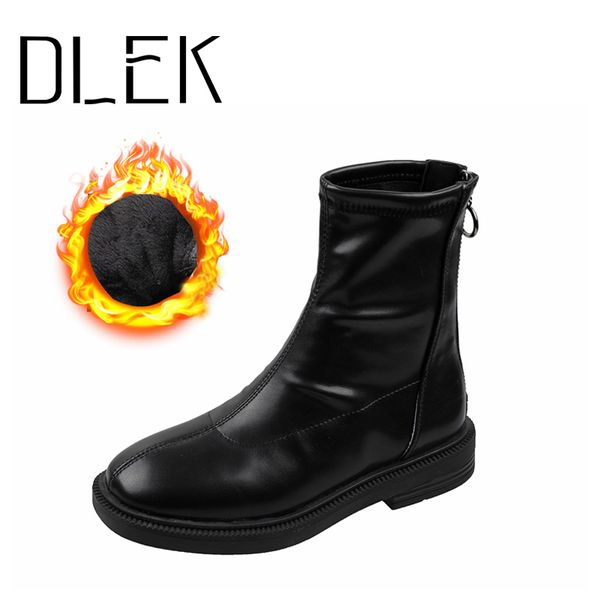 winter warm ladies high-shoes flat plush lining black brown back zipper round toe new trendy pu boots q1104
winter warm ladies high-shoes flat plush lining black brown back zipper round toe new trendy pu boots q1104