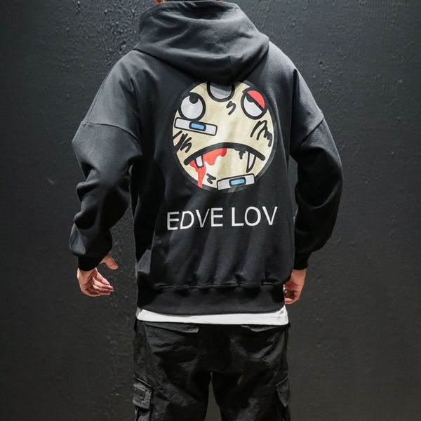 autumn fat printed hoodie for men's large hip hop loose coat korean version pullover pullover pullovercoat pulloverof couples fattening, Black
autumn fat printed hoodie for men's large hip hop loose coat korean version pullover pullover pullovercoat pulloverof couples fattening, Black