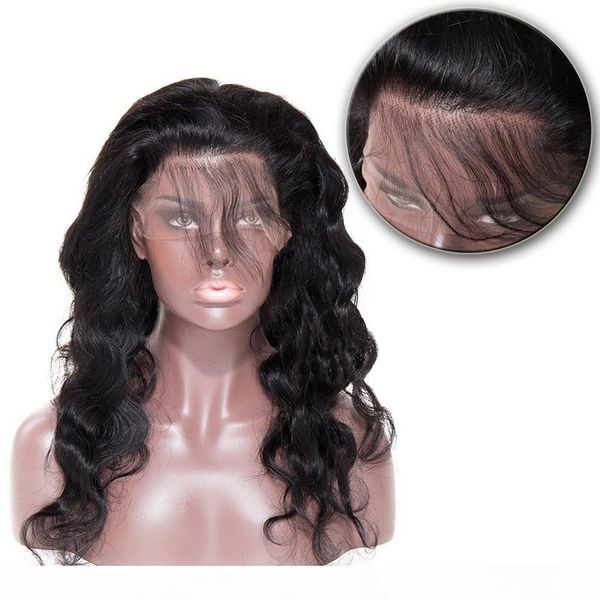 360 lace frontal closure virgin human hair pre plucked 360 lace band frontal closure with bady hair body wave 16inch natural hairline jet, Black
360 lace frontal closure virgin human hair pre plucked 360 lace band frontal closure with bady hair body wave 16inch natural hairline jet, Black