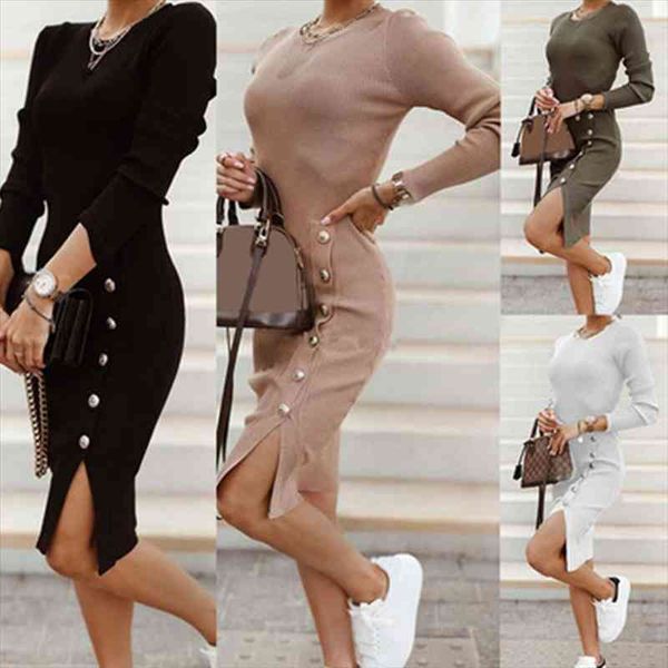 mini skinny winter package hip ribbed dress black buttons bodycon dress elegant knitted women autumn dresses robe, Black;gray
mini skinny winter package hip ribbed dress black buttons bodycon dress elegant knitted women autumn dresses robe, Black;gray
