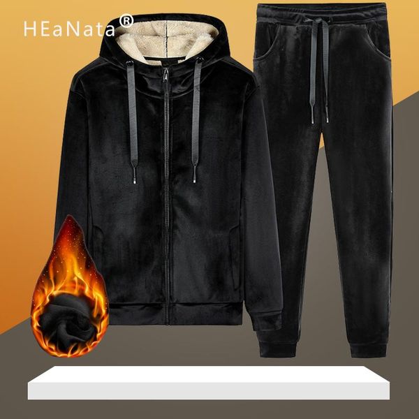 winter mens tracksuits 2020 cashmere sets for men large size men's fashion zipper jogger 2 piece set hoody coat and sweatpants, Gray
winter mens tracksuits 2020 cashmere sets for men large size men's fashion zipper jogger 2 piece set hoody coat and sweatpants, Gray