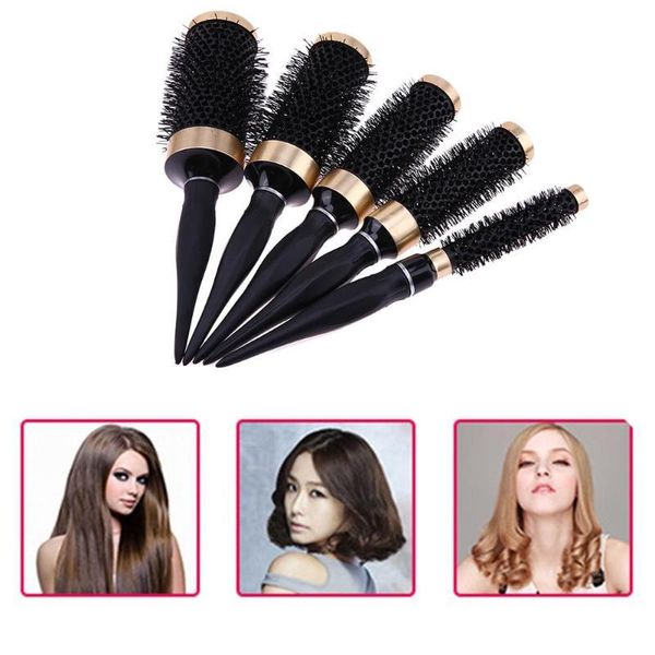 hairdressing hair curling comb resistant salon hairbrushes brush styling round accessories heat hairbrush professional yxlykb rimmer, Silver
hairdressing hair curling comb resistant salon hairbrushes brush styling round accessories heat hairbrush professional yxlykb rimmer, Silver