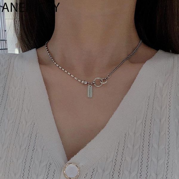 anenjery vintage 925 sterling silver handmade circle square brand necklace for women thai silver thick chain necklace s-n683
anenjery vintage 925 sterling silver handmade circle square brand necklace for women thai silver thick chain necklace s-n683