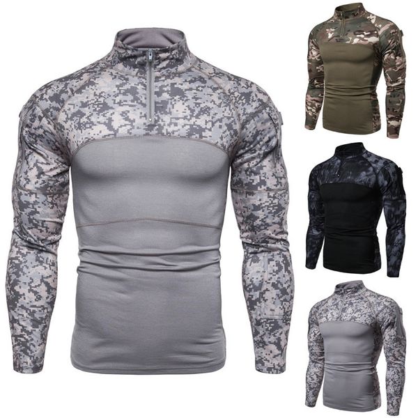 active style mens tshirts fashion camouflage panelled tshirts casual natural color long sleeve tshirts mens clothes, White;black
active style mens tshirts fashion camouflage panelled tshirts casual natural color long sleeve tshirts mens clothes, White;black