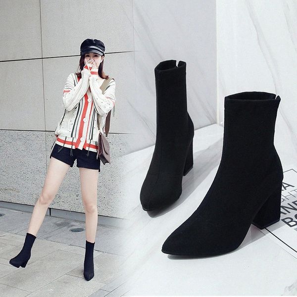 fashion women ankle boots thick heels shoes female pointed toe ladies shoe brand 2020 boot woman zipper super high #4j3y, Black
fashion women ankle boots thick heels shoes female pointed toe ladies shoe brand 2020 boot woman zipper super high #4j3y, Black