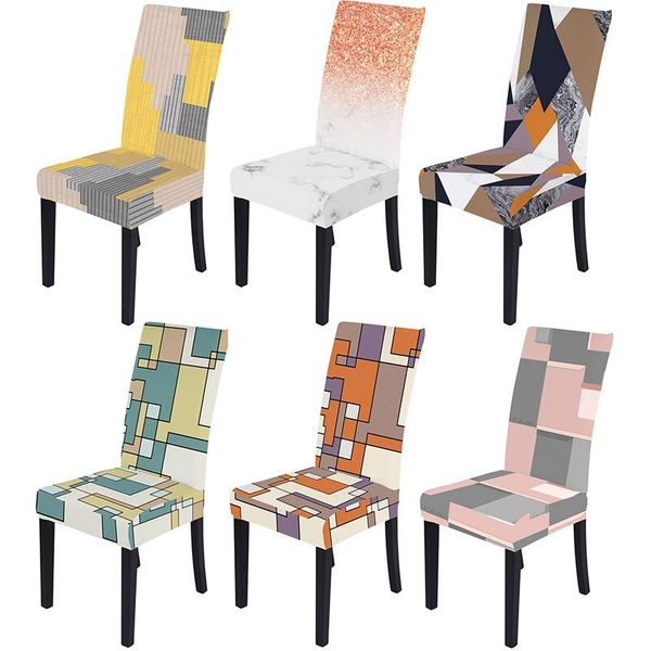 1/4/6pcs geometry chair slipcovers for wedding l banquet elastic dining chair cover washable kitchen seat case home decor
1/4/6pcs geometry chair slipcovers for wedding l banquet elastic dining chair cover washable kitchen seat case home decor