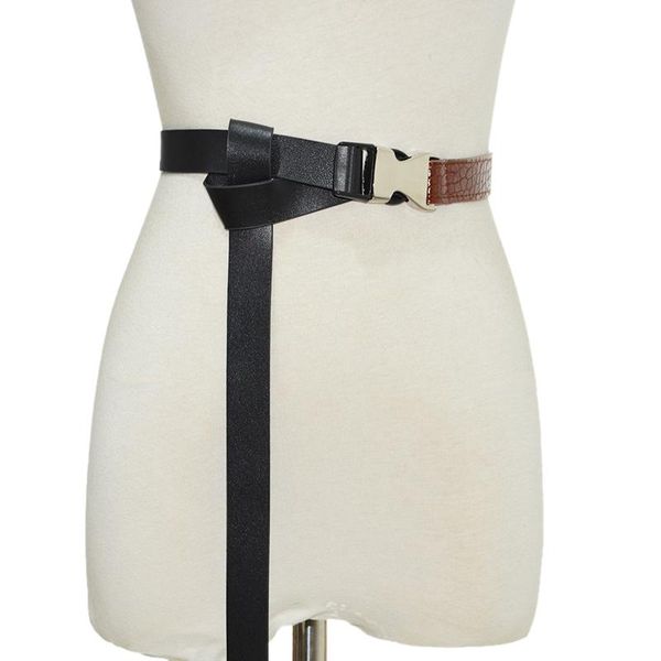 2020 new women's casual fashion buckle decoration thin belt ladies crocodile pattern two-color faux leather belt bg-1432, Black;brown
2020 new women's casual fashion buckle decoration thin belt ladies crocodile pattern two-color faux leather belt bg-1432, Black;brown