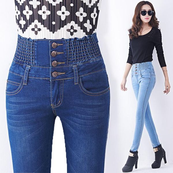 women's jeans liberjog high waist skinny woman thin stretched slim full length pencil pants denim large size women mom trousers, Blue
women's jeans liberjog high waist skinny woman thin stretched slim full length pencil pants denim large size women mom trousers, Blue
