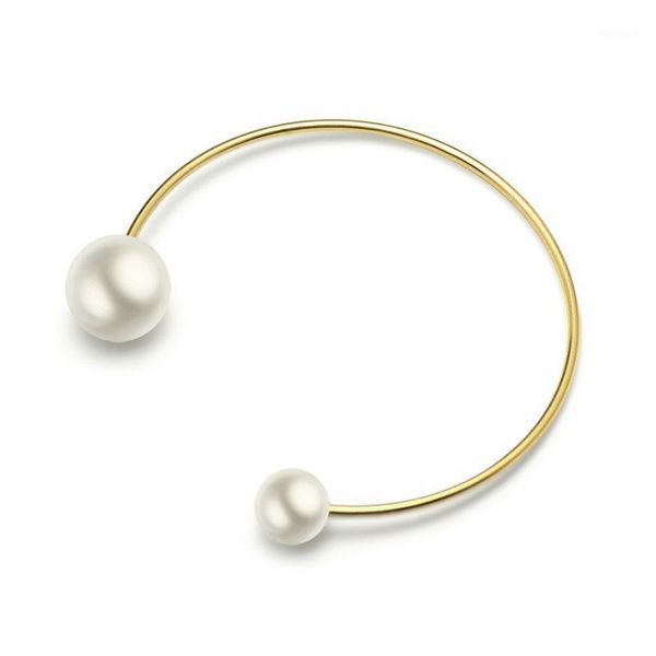 drop shipping elegant double pearl cuff bracelets for women simple stainless steel bangles adjustable size 2020 new jewelry1, Black
drop shipping elegant double pearl cuff bracelets for women simple stainless steel bangles adjustable size 2020 new jewelry1, Black