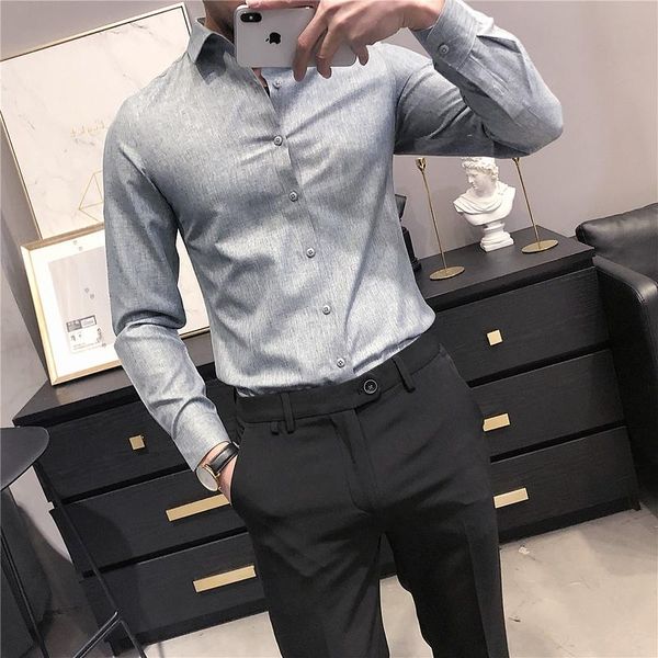 men's dress shirts quality solid business formal wear men clothing 2021 spring long sleeve slim fit casual office blouse homme 4xl, White;black
men's dress shirts quality solid business formal wear men clothing 2021 spring long sleeve slim fit casual office blouse homme 4xl, White;black
