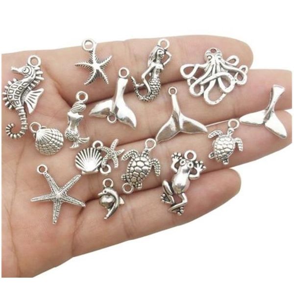 50 tibetan silver mixed seahorse shell starfish turtle ocean charms pendant and 100pcs flower beads caps jewelry diy acc qylnxs
50 tibetan silver mixed seahorse shell starfish turtle ocean charms pendant and 100pcs flower beads caps jewelry diy acc qylnxs