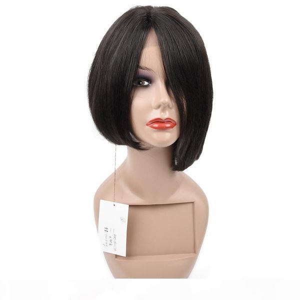 adjustable pre-plucked silk base lace human hair wigs 12inch glueless wigs brazilian straight lace wigs for black women, Black;brown
adjustable pre-plucked silk base lace human hair wigs 12inch glueless wigs brazilian straight lace wigs for black women, Black;brown