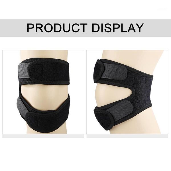 double patella knee brace strap support pad sport arthritis tendon tension fitness riding running breathable knee pad1, Black;gray
double patella knee brace strap support pad sport arthritis tendon tension fitness riding running breathable knee pad1, Black;gray
