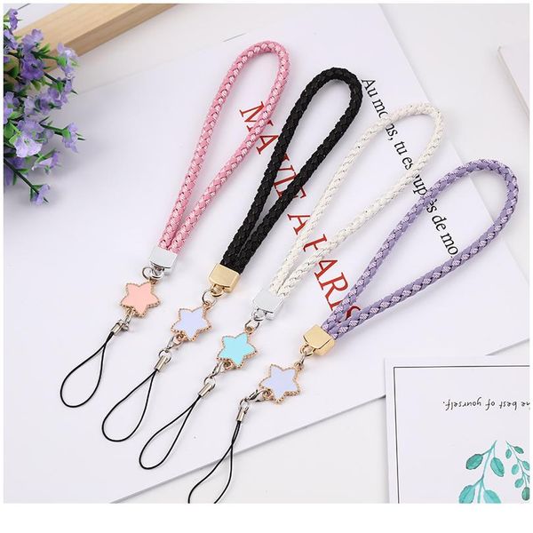 shellnail woven leather pentagram mobile phone lanyard star shape woven bracelet short keychain rope id lanyard key phon qylodx
shellnail woven leather pentagram mobile phone lanyard star shape woven bracelet short keychain rope id lanyard key phon qylodx