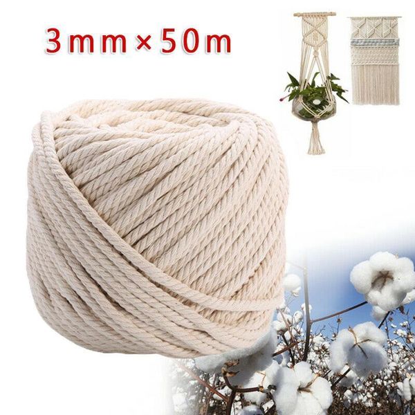 3/4/5mm natural cotton twisted cord rope artisan macrame string diy crafts for handmade cards1, Black;white
3/4/5mm natural cotton twisted cord rope artisan macrame string diy crafts for handmade cards1, Black;white