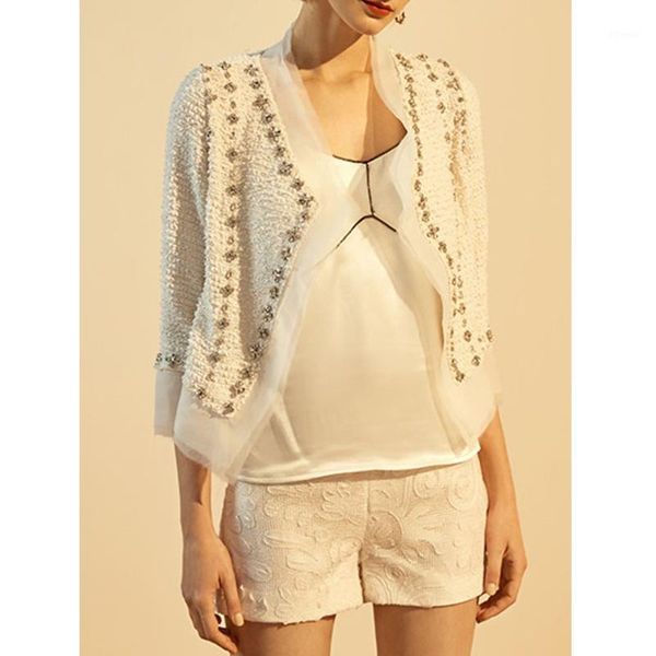 women's jackets heavy craft nail beads color matching mesh short jacket ladies autumn fashion all-match self-cultivation 1, Black;brown
women's jackets heavy craft nail beads color matching mesh short jacket ladies autumn fashion all-match self-cultivation 1, Black;brown