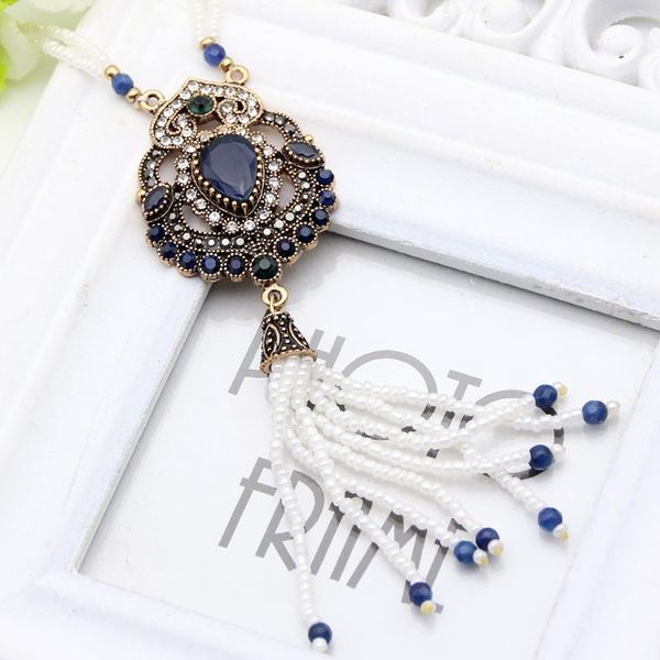 fashion women bead tassel sweater chain necklace drop water flower pendant necklace resin jewelry ladies ethnic festival gift, Silver
fashion women bead tassel sweater chain necklace drop water flower pendant necklace resin jewelry ladies ethnic festival gift, Silver