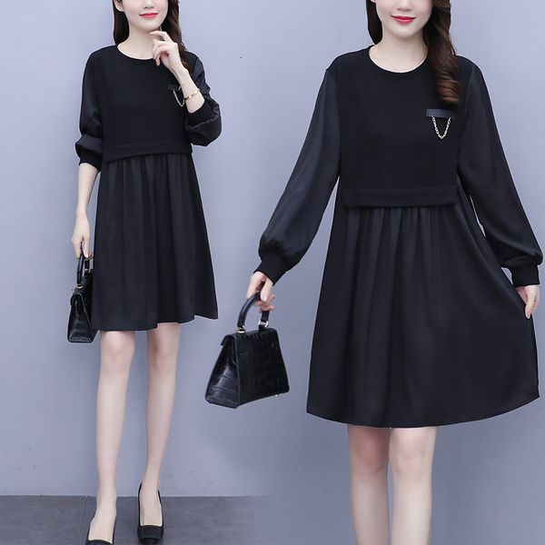 womens large plus size dressed in shirts casual low 100kg woman wear spring dresses clothes 3jzc, Black;gray
womens large plus size dressed in shirts casual low 100kg woman wear spring dresses clothes 3jzc, Black;gray